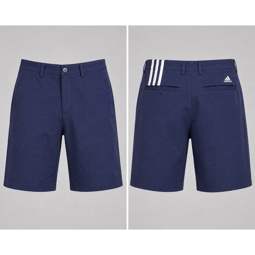 Adidas SHORTS Men's 30 BLUE GRAY CHECK Climalite Performance Golf